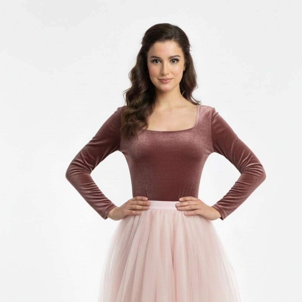 Old Navy Pink Velvet Bodysuit